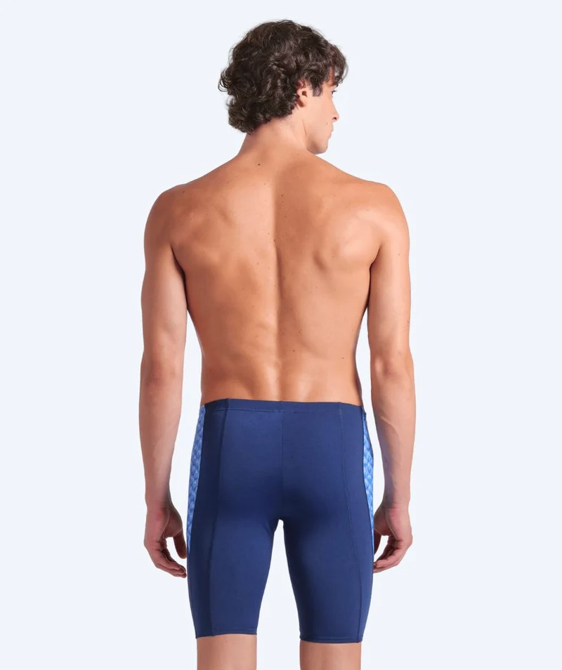 Arena lange Badehose für Herren - Monogram - Dunkelblau/Blau