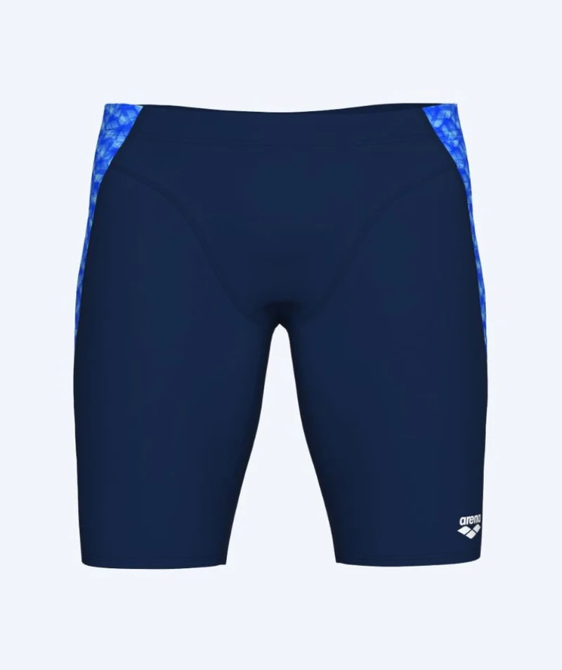 Arena lange Badehose für Herren - Monogram - Dunkelblau/Blau