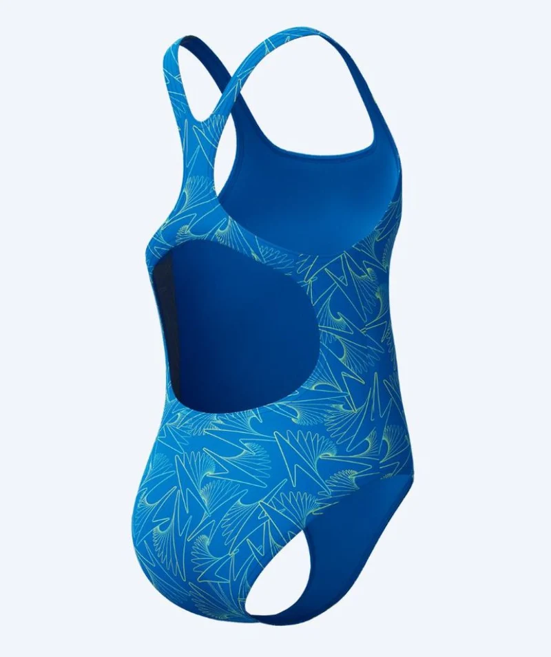 Speedo Badeanzug für Mädchen - Hyperboom Allover Medalist - Blau/Grün