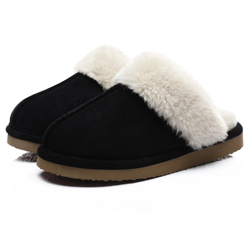 Comwarm Winterflauschige Hausschuhe für Damen - Bequeme Pantoletten und Indoor-Sandalen aus Kunstfell