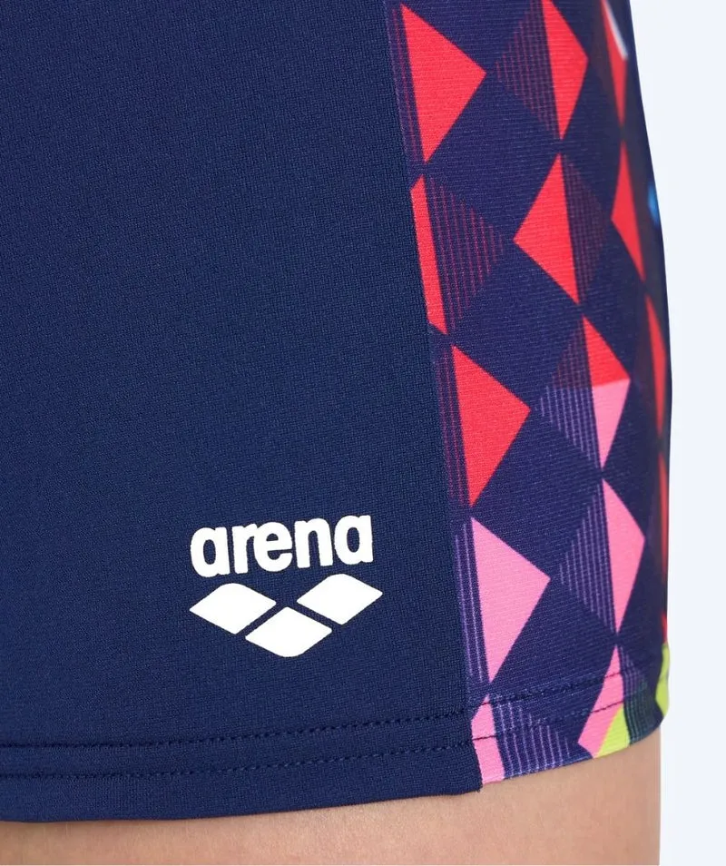 Arena Badehosen mit Bein für Jungen - Carnival - Dunkelblau/Mehrfarbig