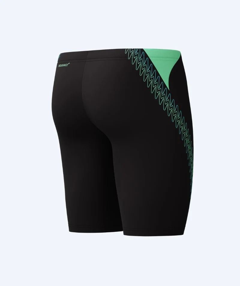 Speedo lange Badehose für Herren - Hyperboom Splice - Schwarz/Grün