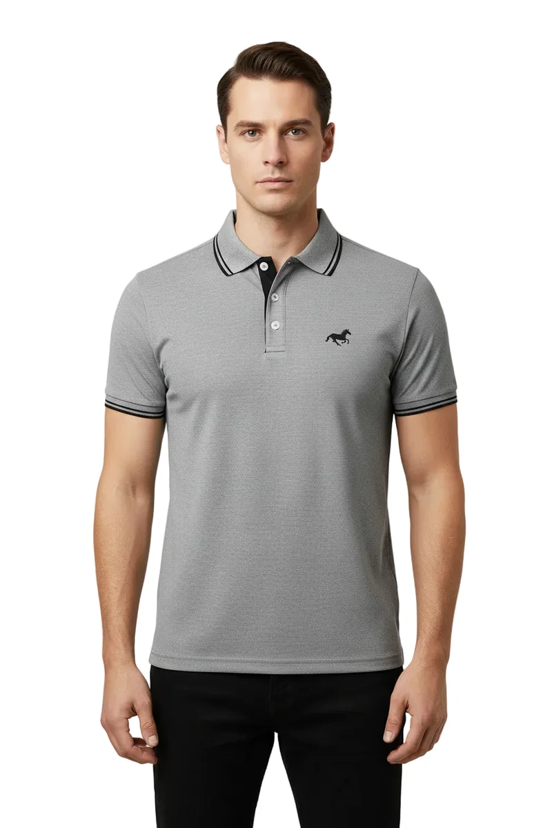 Klassisches Herren-Poloshirt – Kurzarm-Sommeroberteil S-3XL, lässig, mit Knopfleiste am Revers