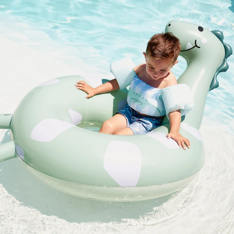 Swim Ring Animal - Green - Dino - Ø 95 cm