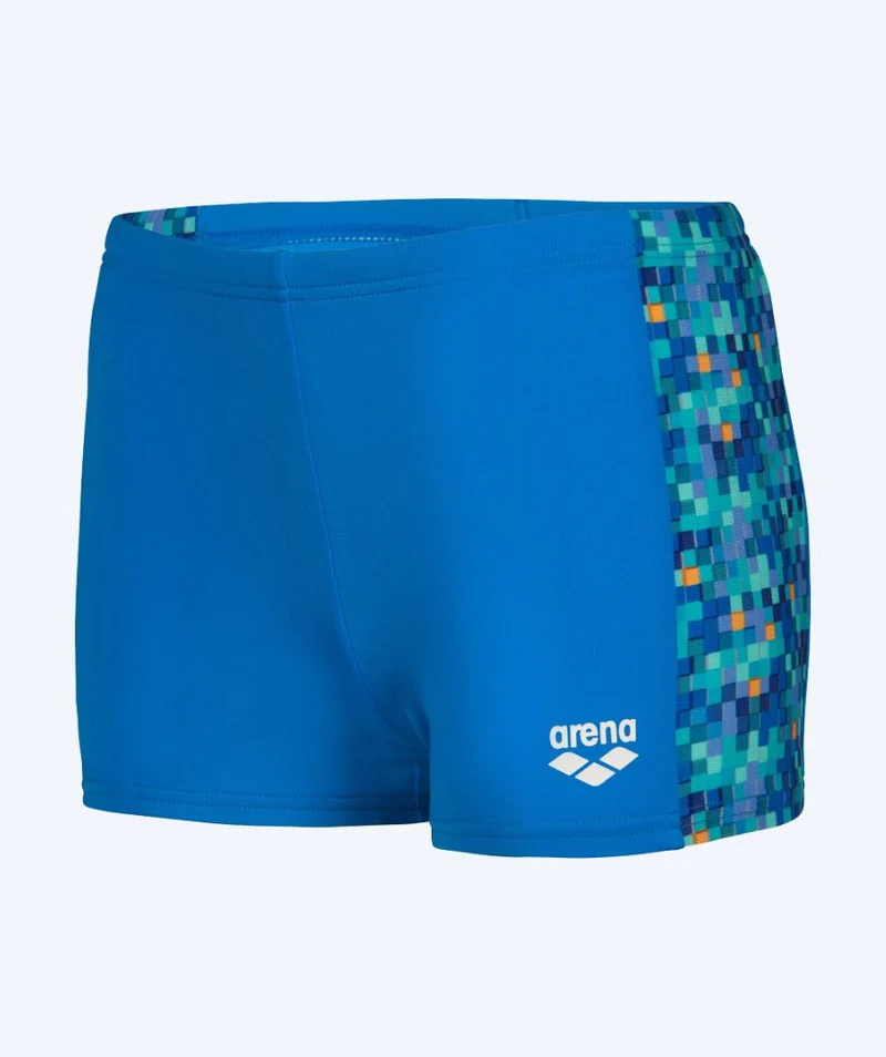 Arena Badehosen mit Bein für Jungen - Pooltiles - Blau