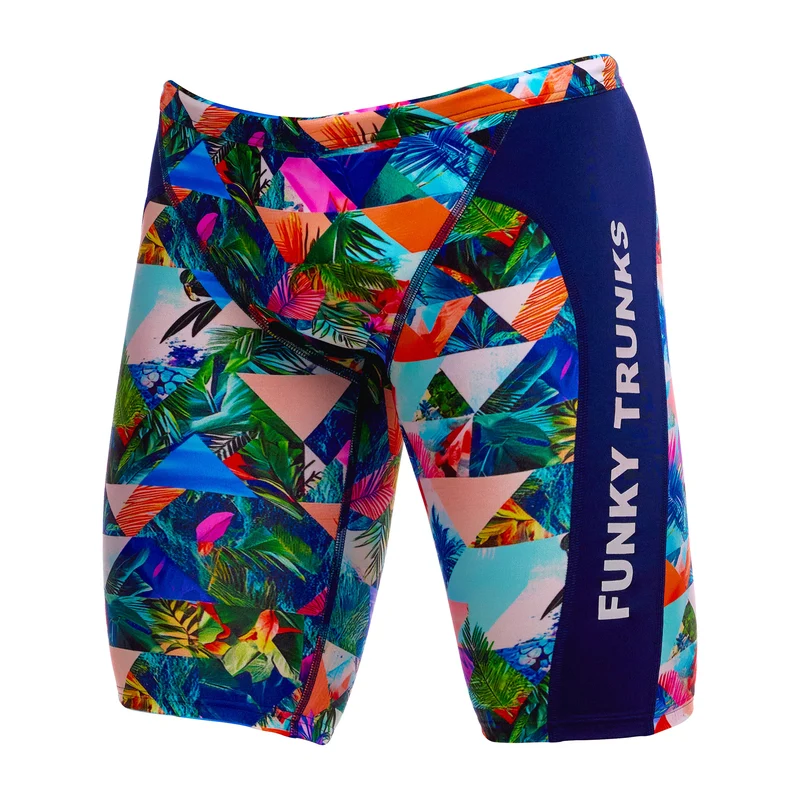 Funky Trunks Boys Training Jammer Palm Prism
