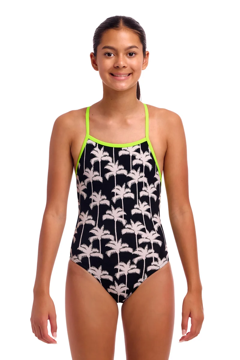 Funkita Girls Schwimmanzug Strapped In Palm Night
