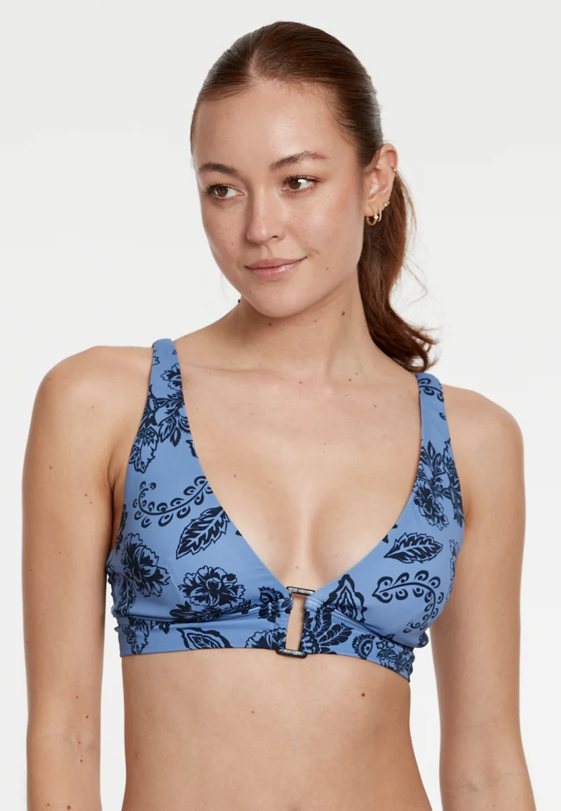 Floral Shade Bustier Wire Top