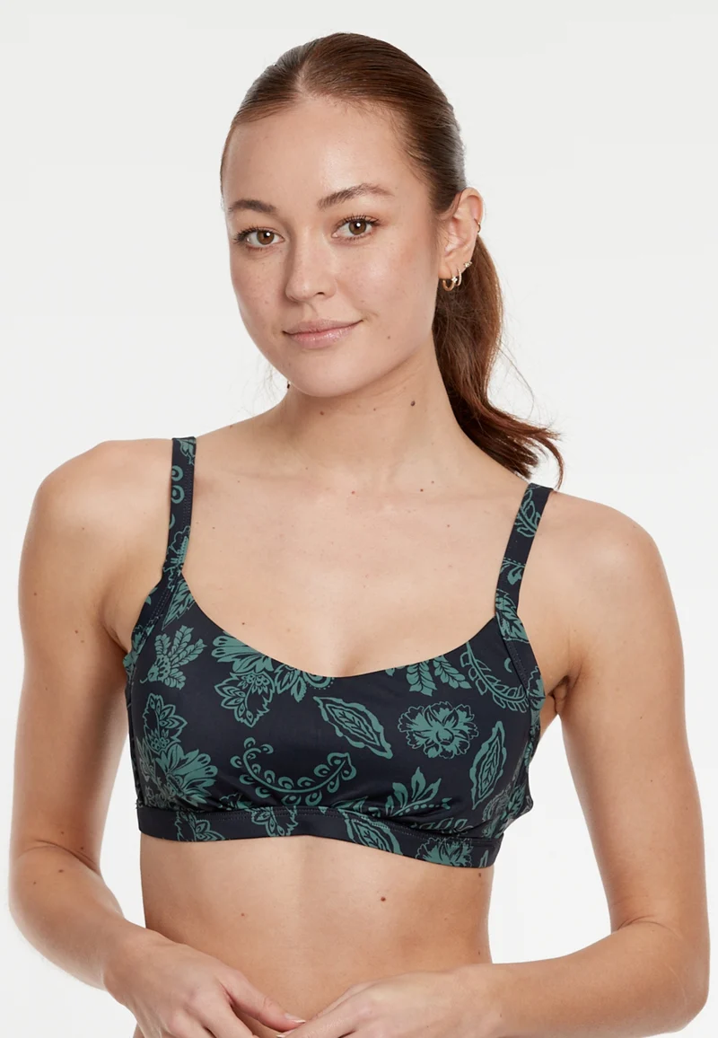 Floral Shade Bustier Wire Top