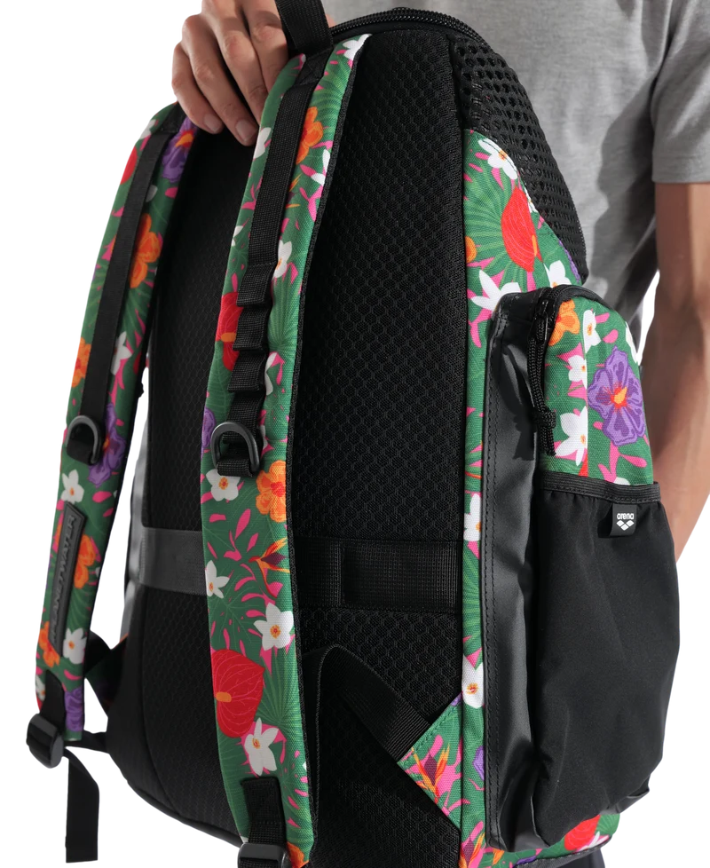 Arena One Go Rucksack 45L Allover Rain Forest