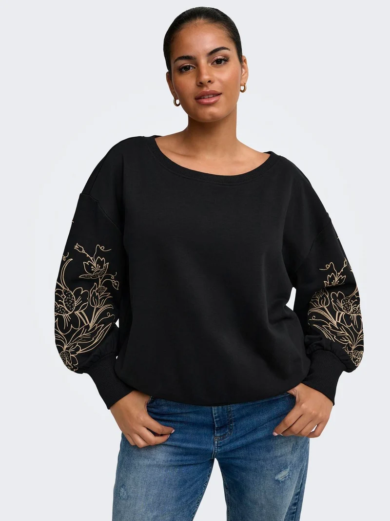 CARDEBORAH L/S BOATNECK SWEAT