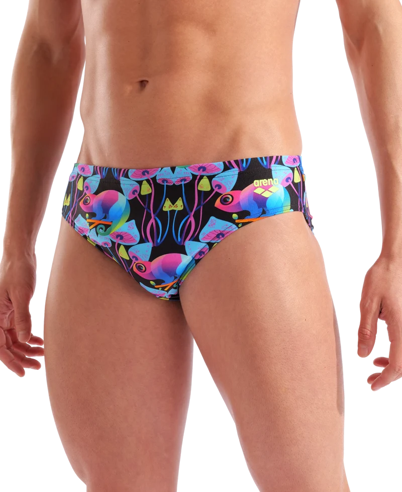 Arena Herren Badehose Swim Brief Chameleons