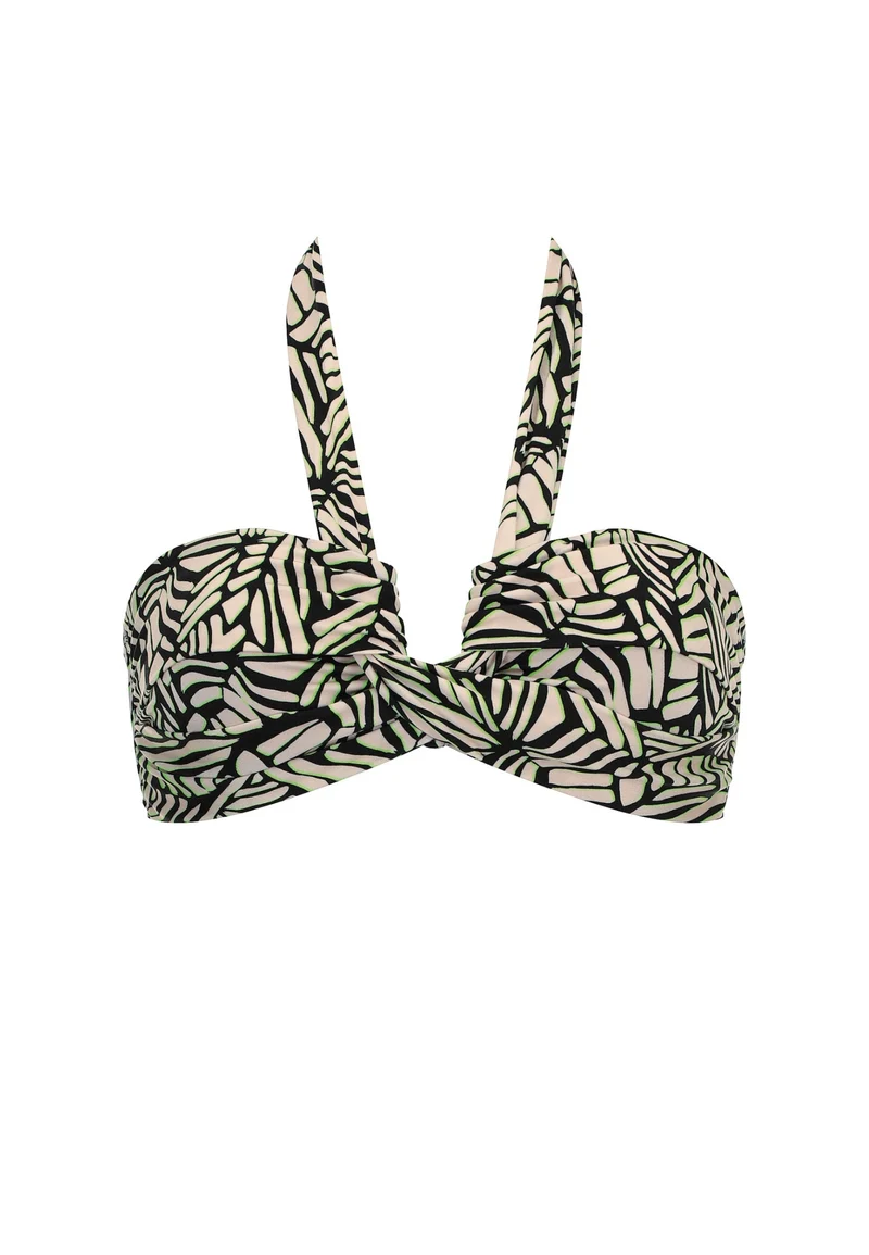 Graphic Boho Neckholder Top