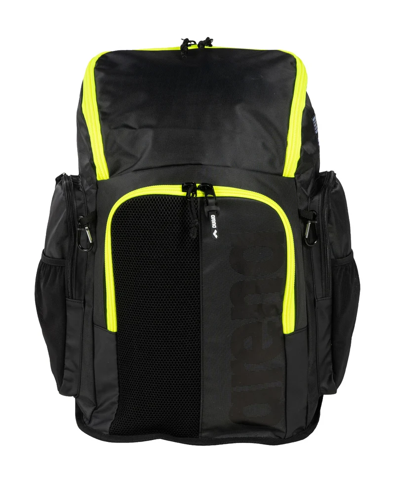 Arena Schwimm Sport Rucksack 45L Spiky III Dark-Smoke-Neon-Yellow