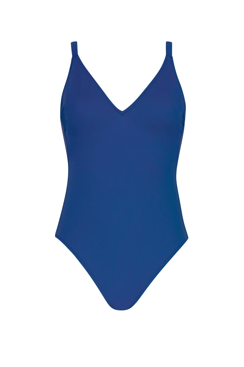 Solid Cross Swimsuit