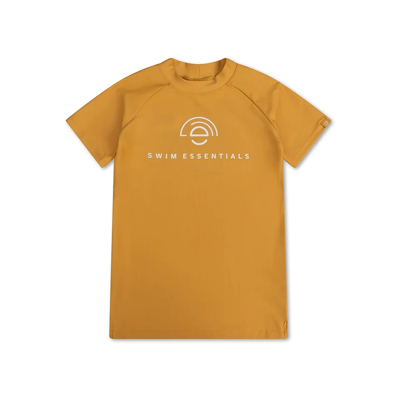 Swimming T-Shirt - Short Sleeve - Yellow - Pure Tones