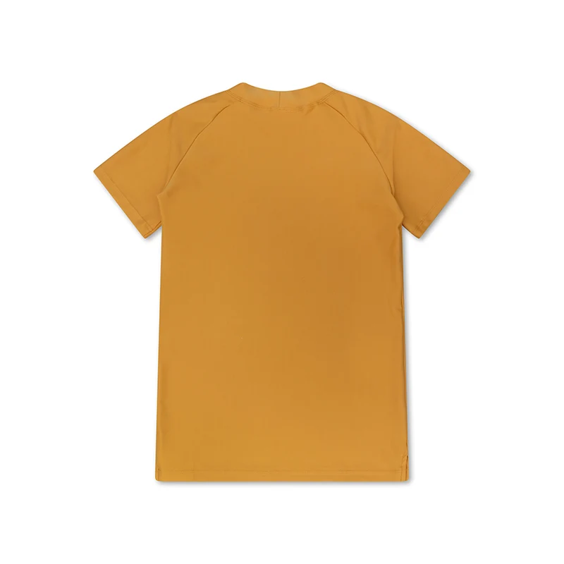Swimming T-Shirt - Short Sleeve - Yellow - Pure Tones