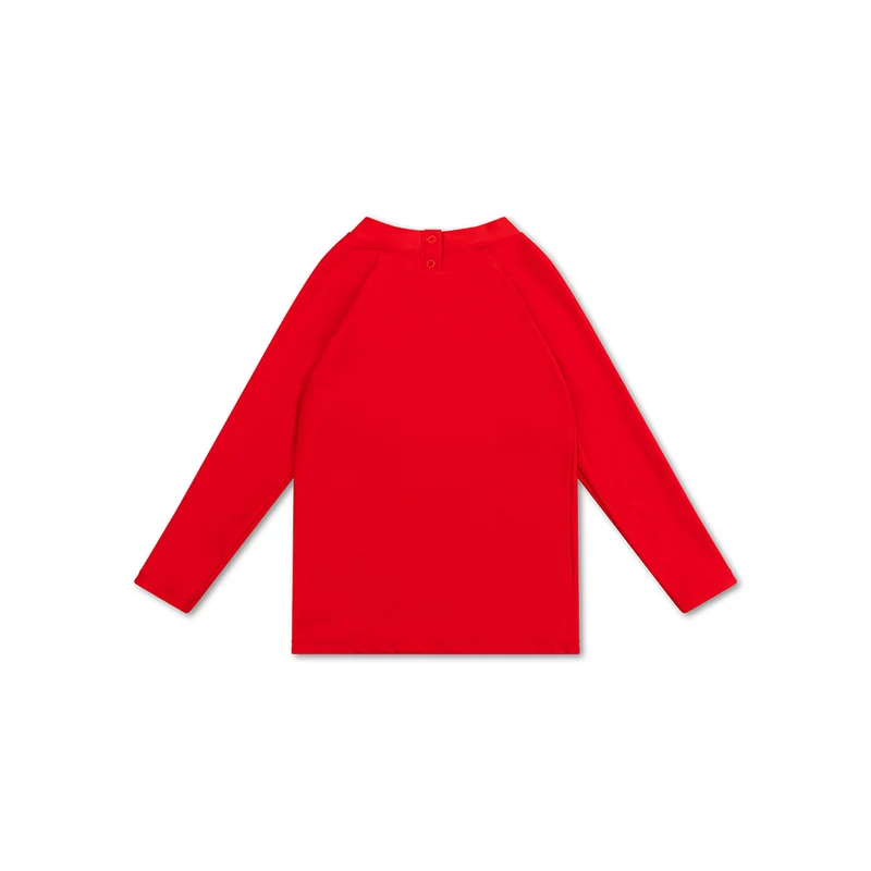 Swimming T-Shirt - Long Sleeve - Red - Crabby