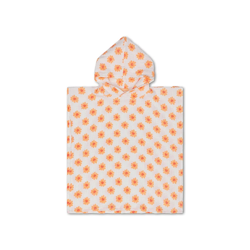 Beach Poncho - Multicolor - Floral Love - 50 x 50 cm