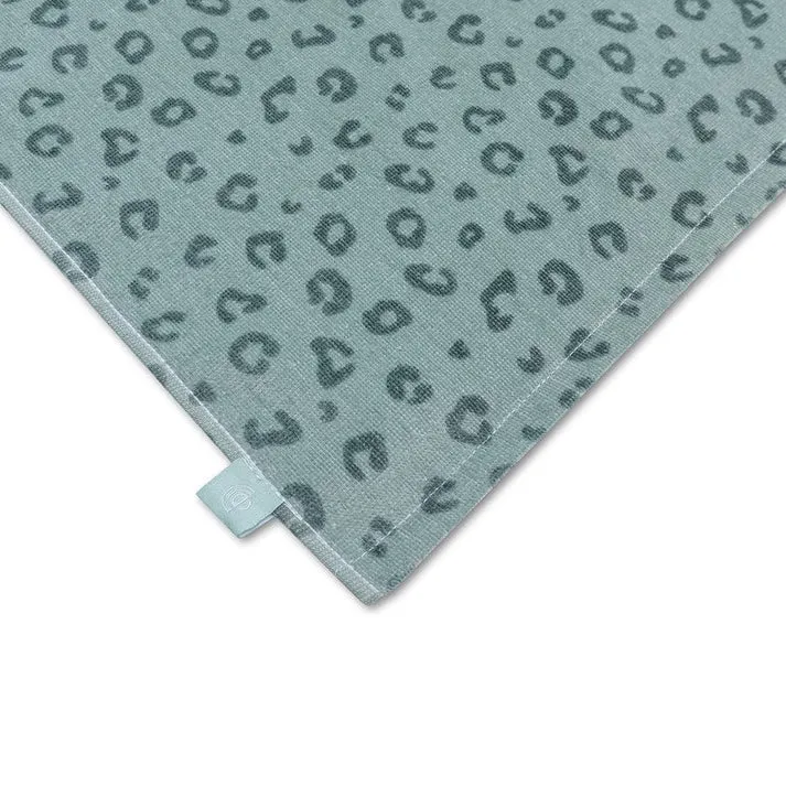 Beach Towel Cotton - Green - Leopard - 135 x 65 cm