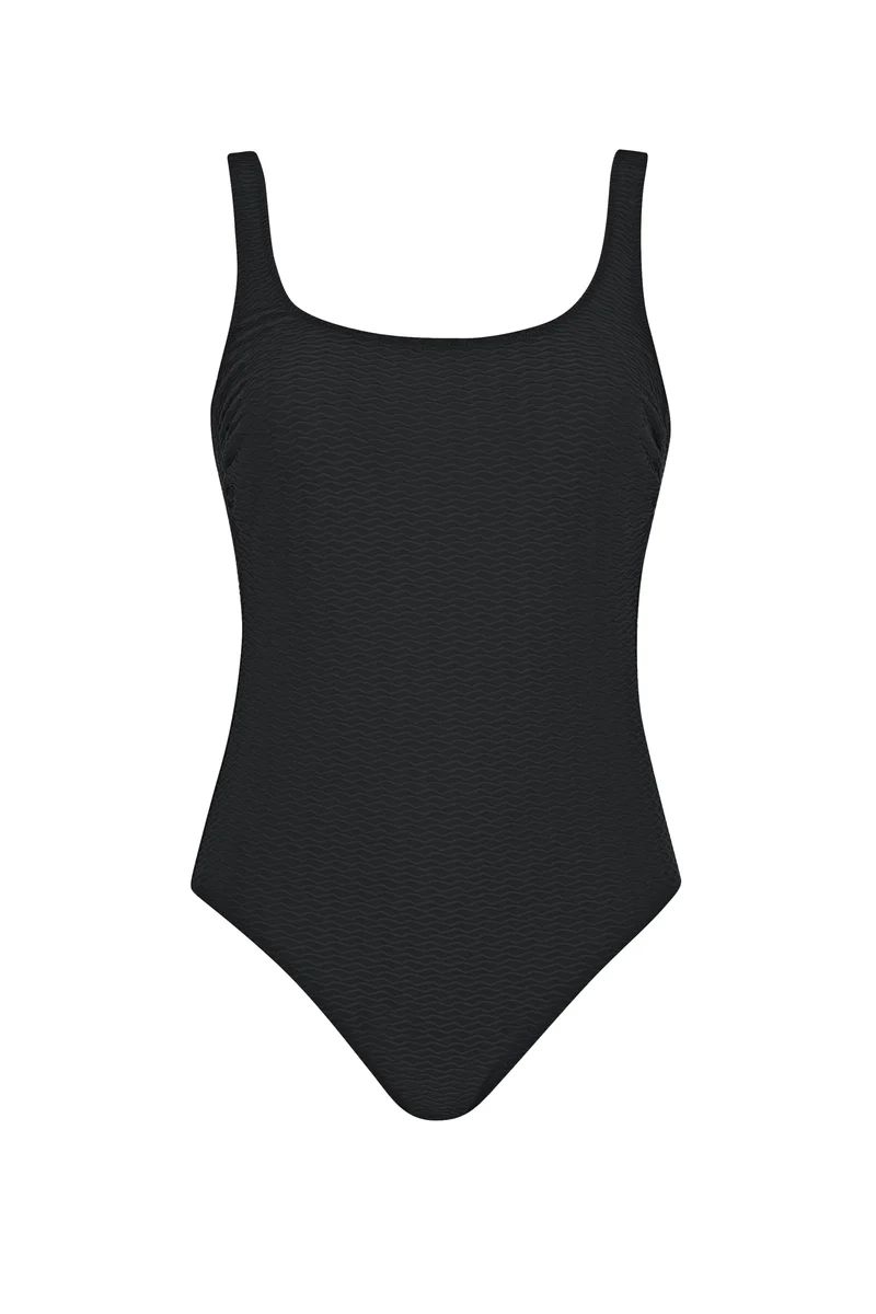 Solid Structure Swimsuit