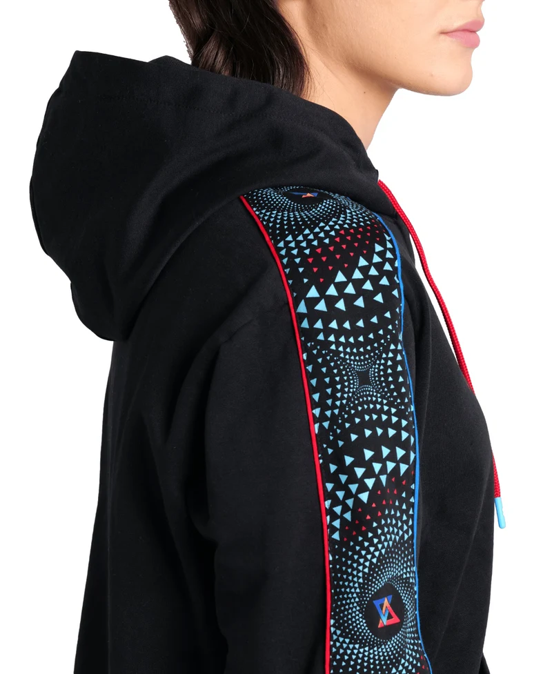 Arena Unisex FIREFLOW Kapuzenpullover Black - Multi