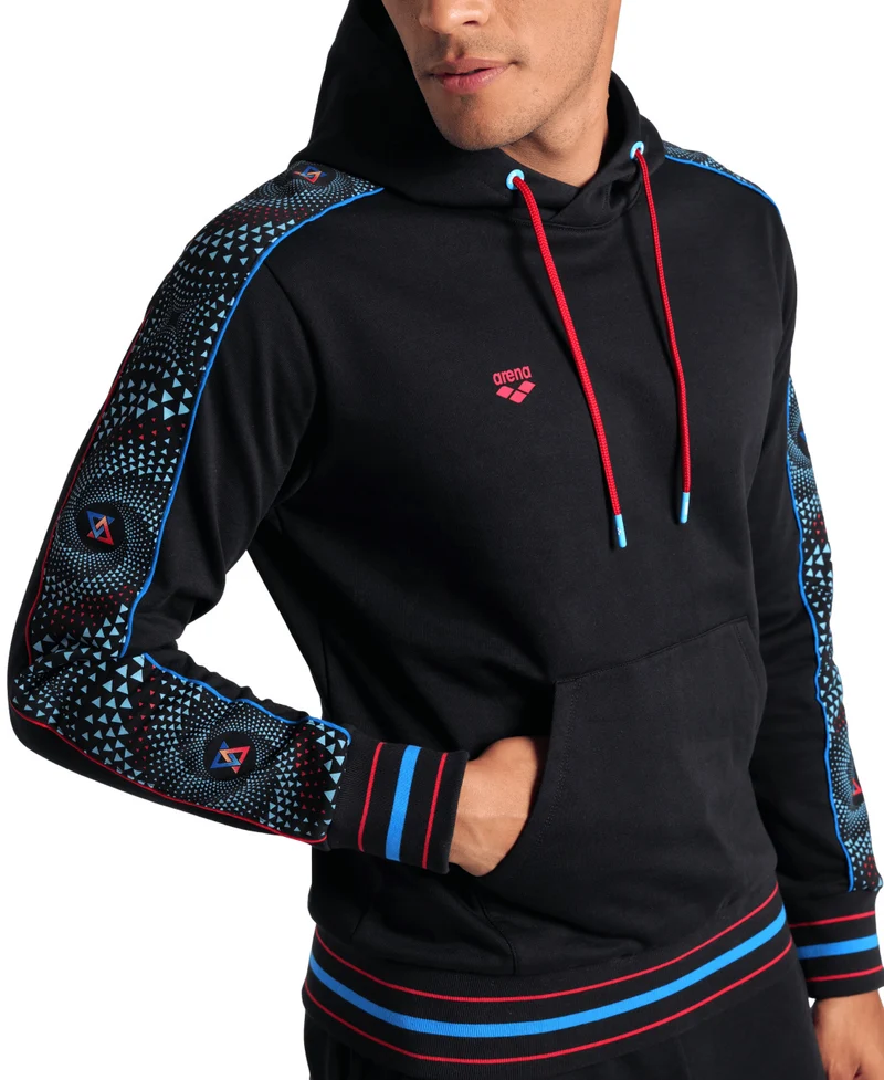 Arena Unisex FIREFLOW Kapuzenpullover Black - Multi