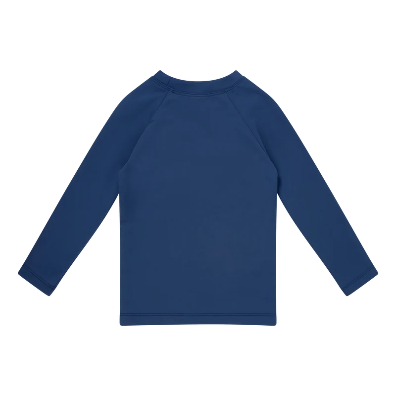 Swimming T-Shirt - Long Sleeve - Dark Blue - Pure Tone