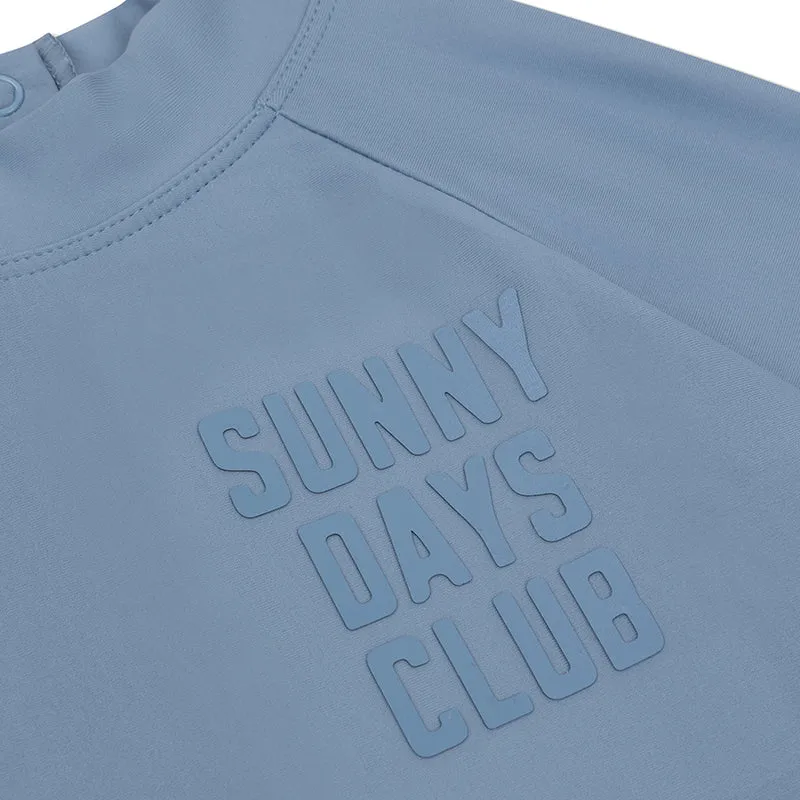 Swimming T-Shirt - Short Sleeve - Blue - Pure Tones