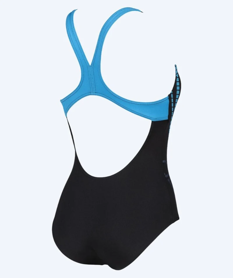 Arena Badeanzug für Damen - Shiner Pro - Schwarz/Hellblau