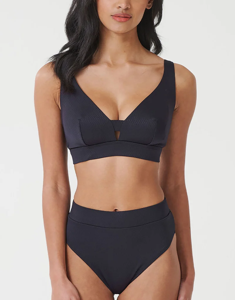 Miss Mandalay Christina High Waist Bikini Brief Black