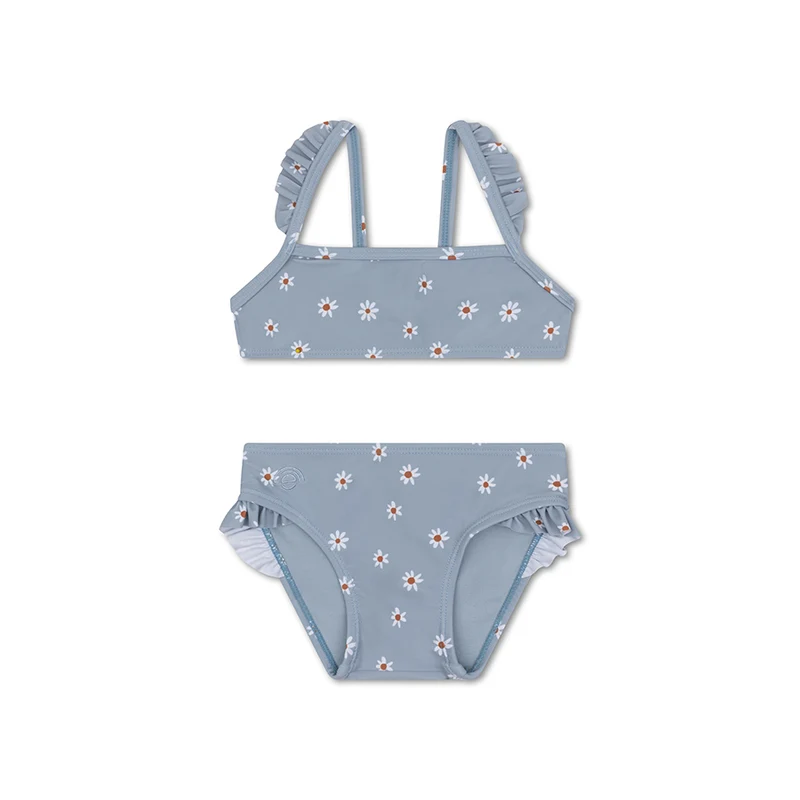 Bikini - Blue - Daisy Flower