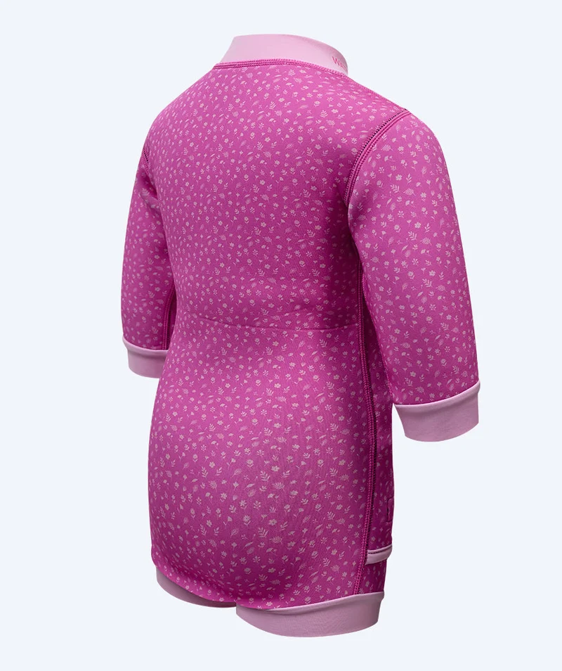 Watery Neoprenanzug für Babys - Tropical Wrap'n Nappy - Rosa
