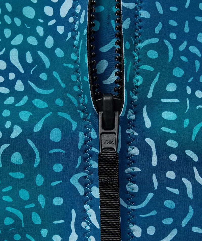 Watery Neopren Springsuit für Damen - Catalina - Grün/Blau