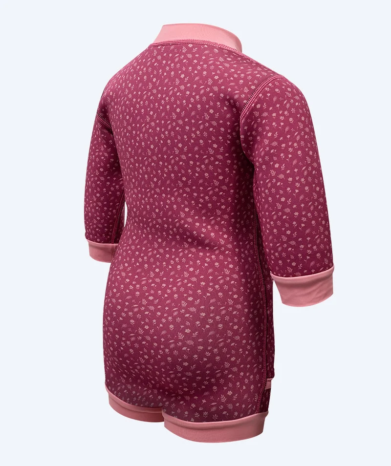 Watery Neoprenanzug für Babys - Tropical Wrap'n Nappy - Atlantic Rosa