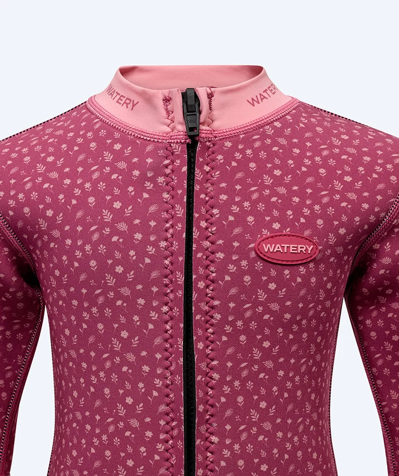 Watery Neoprenanzug für Babys - Tropical Wrap'n Nappy - Atlantic Rosa
