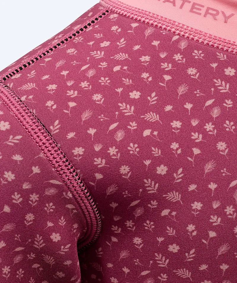 Watery Neoprenanzug für Babys - Tropical Wrap'n Nappy - Atlantic Rosa