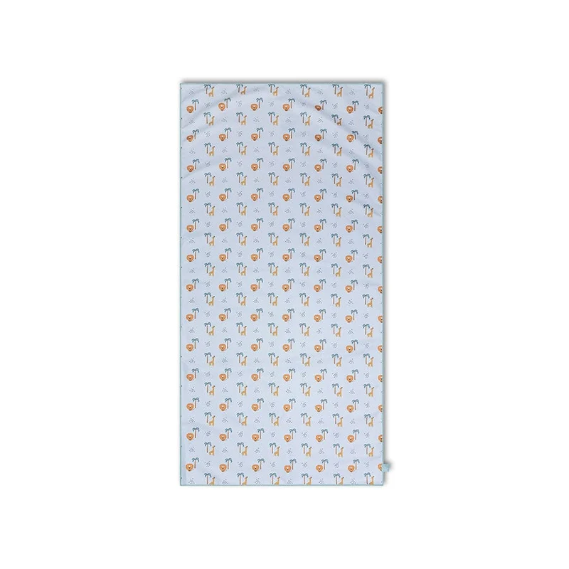 Beach Towel Microfiber - Multicolor - Jungle - 135 x 65 cm