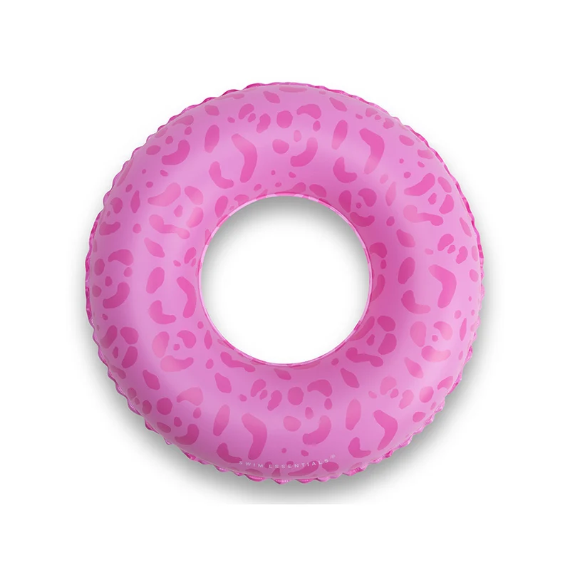 Swim Ring - Pink - Leopard - Ø 55 cm