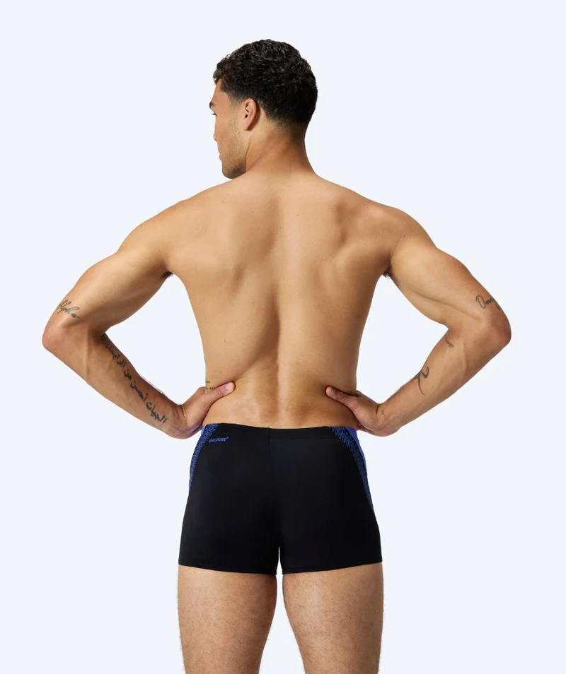Speedo Aquashorts für Herren - Hyperboom Splice - Schwarz/Blau