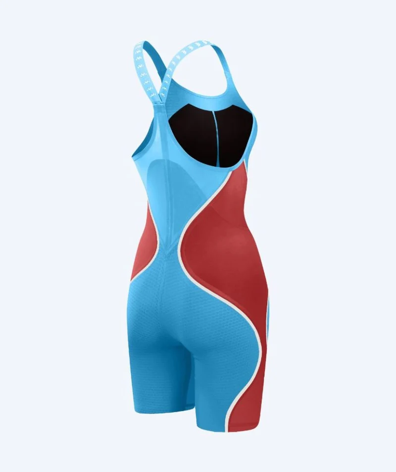 Speedo Wettkampf Badeanzug für Damen - LZR Pure Intent 2.0 - Hellblau/Rot