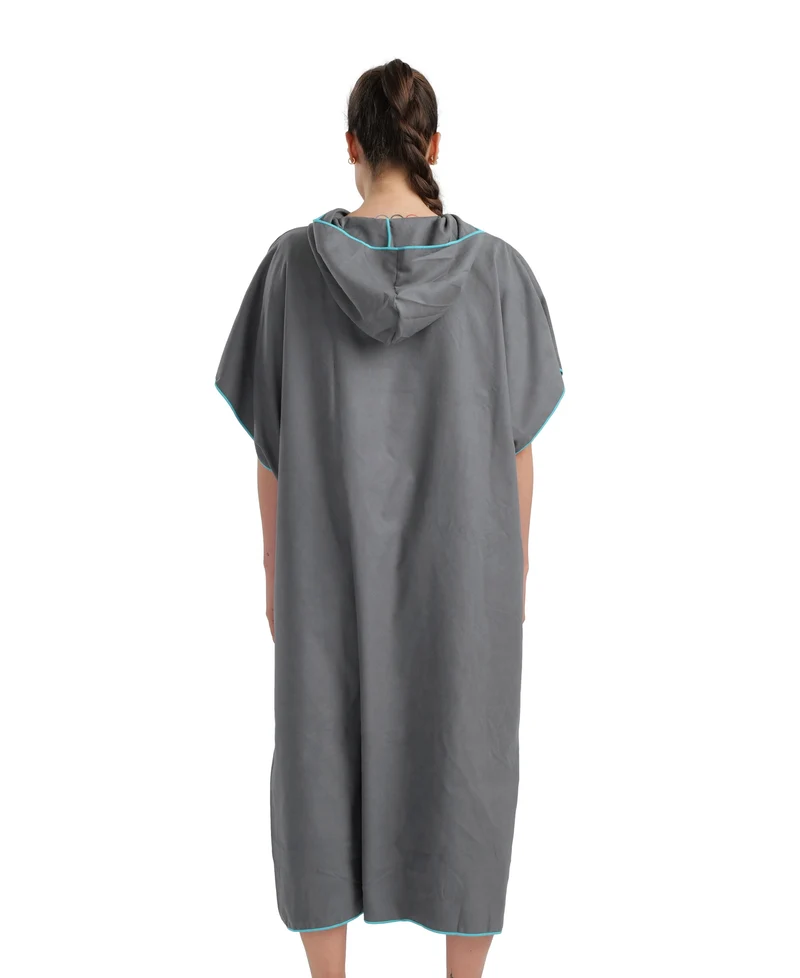 Arena Unisex Smart Plus Poncho Dark Grey-Sky
