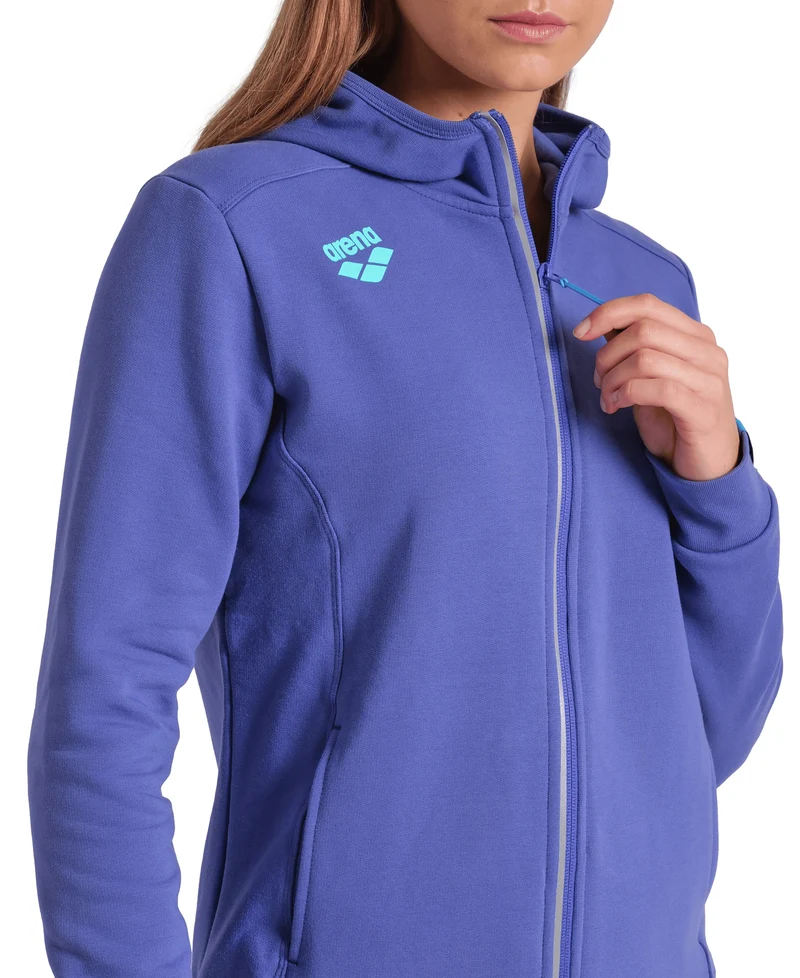 Arena Damen Sport Kapuzenjacke Panel Future Dusk