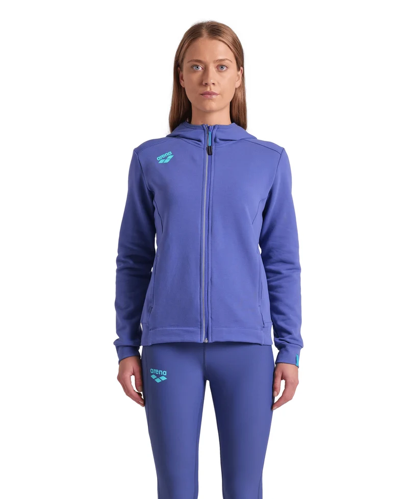 Arena Damen Sport Kapuzenjacke Panel Future Dusk