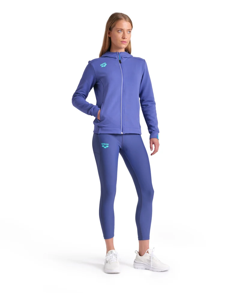 Arena Damen Sport Kapuzenjacke Panel Future Dusk