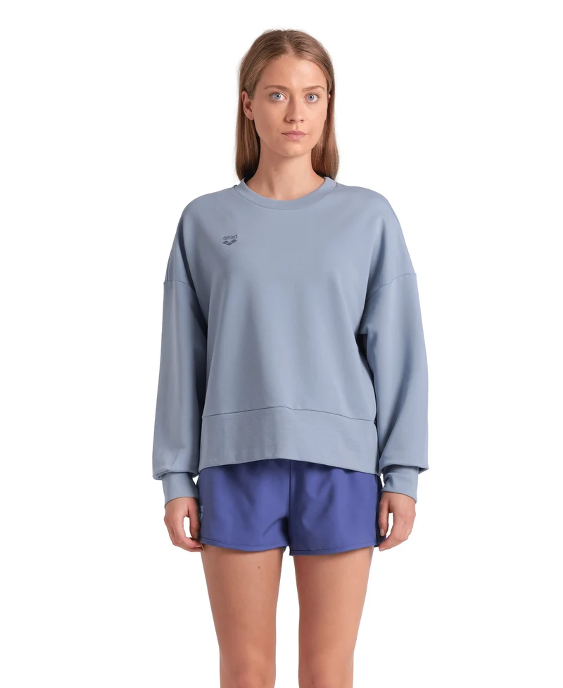 Arena Damen Oversized Crew Neck Seafoam