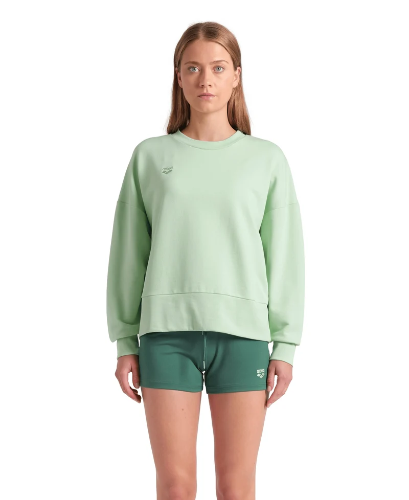 Arena Damen Oversized Crew Neck Light Green