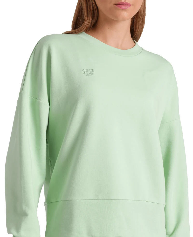 Arena Damen Oversized Crew Neck Light Green