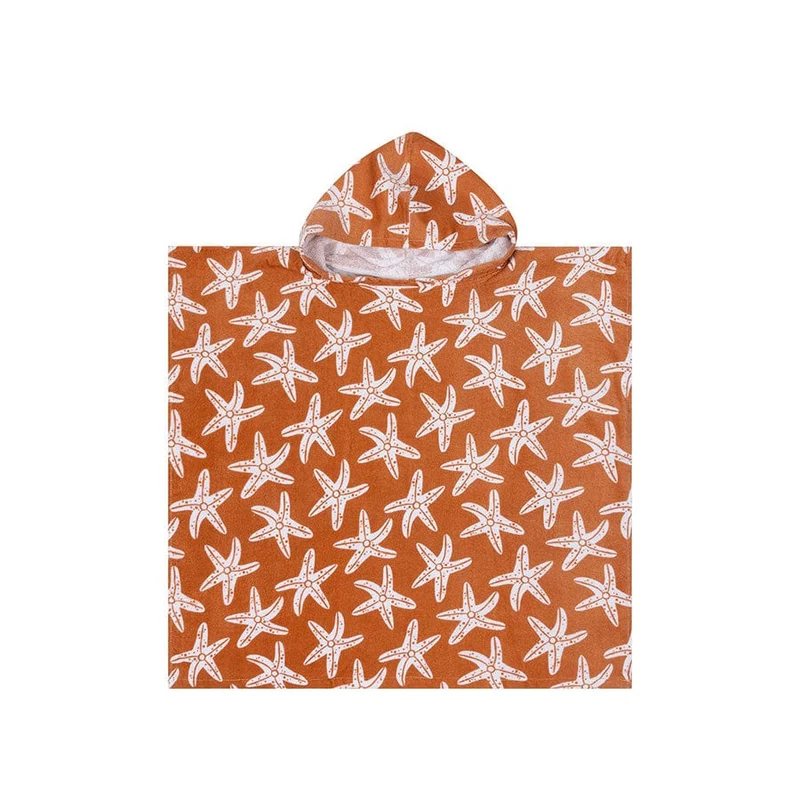 Beach Poncho - Orange - Seastar