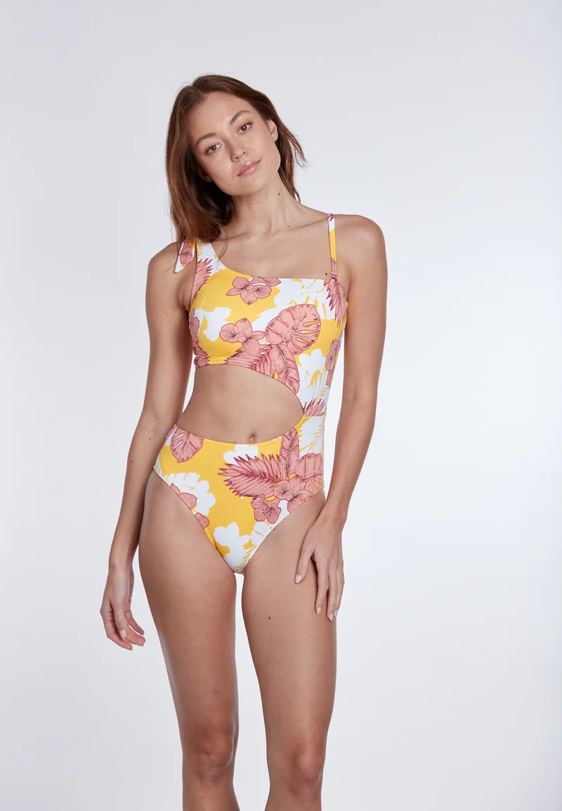 Bloom One-Shoulder Swimsuit